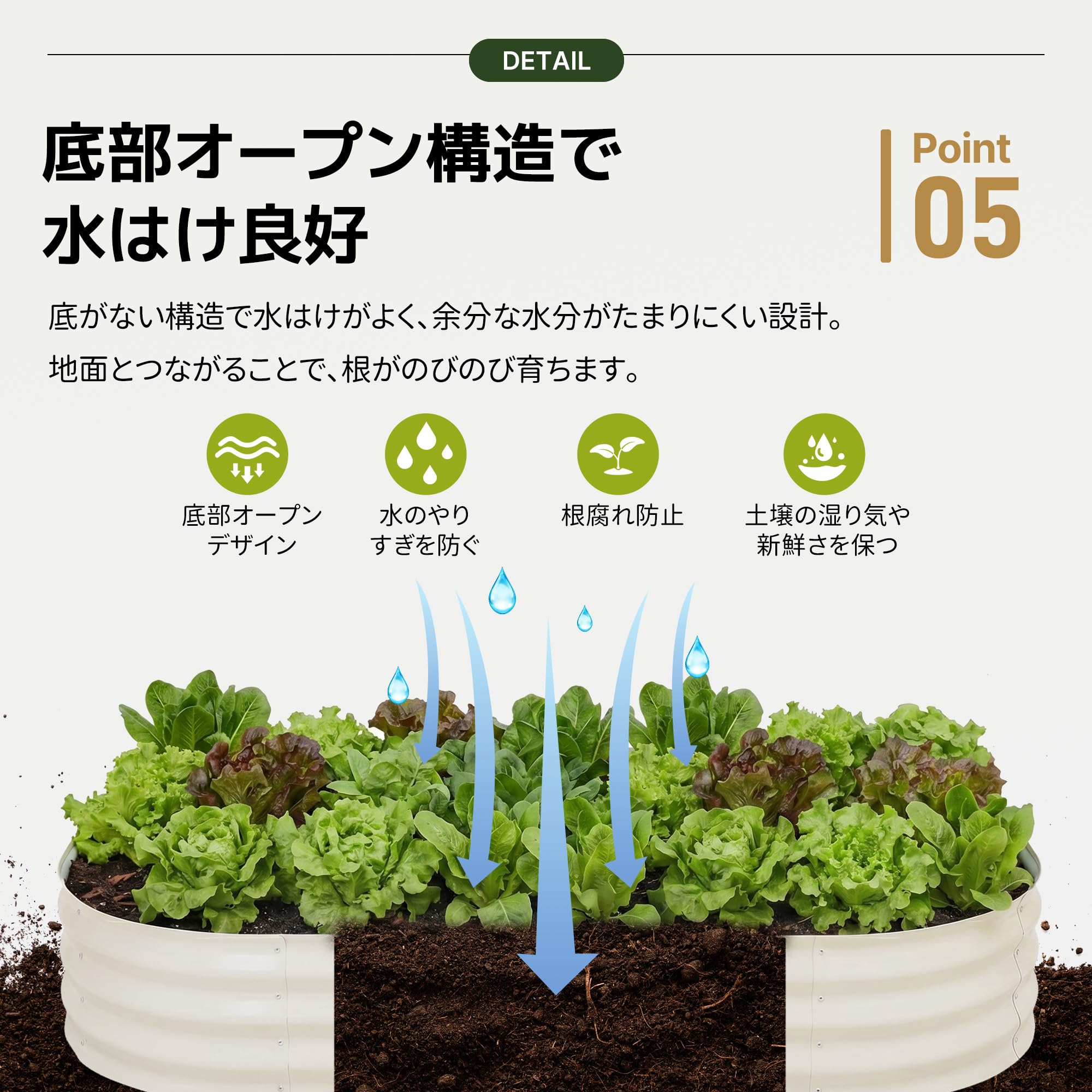 Amazon.co.jp: レイズドベッド ガーデンベッド つる棚 アーチ付き腐ら